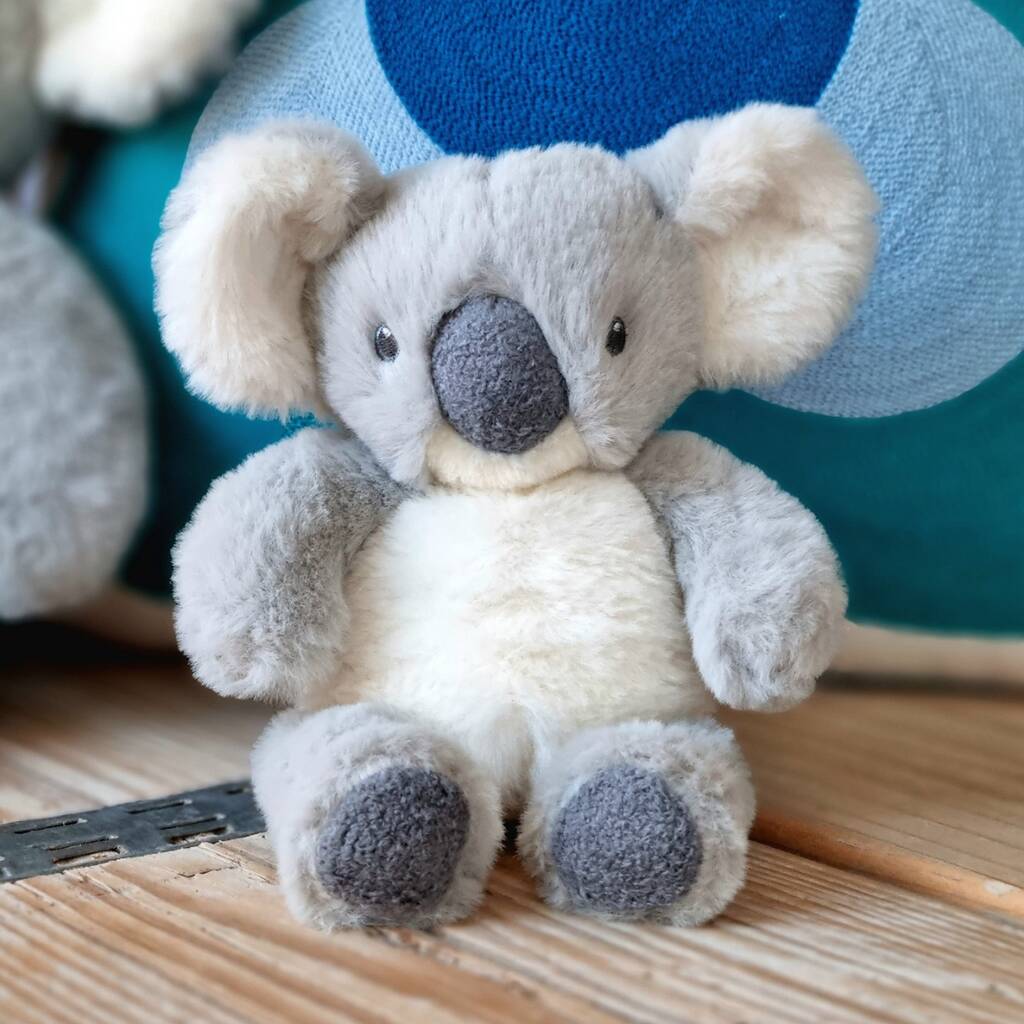 100% Recycled Soft Toy Koala, Cream/Grey - Toys & Games - The Present King