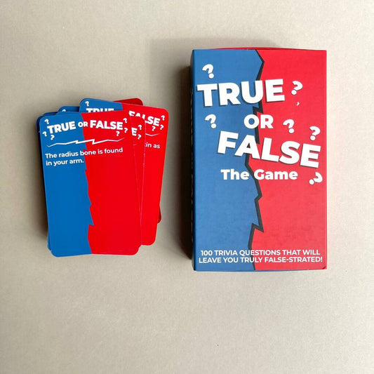 100 True Or False Trivia Questions, Red - Toys & Games - The Present King