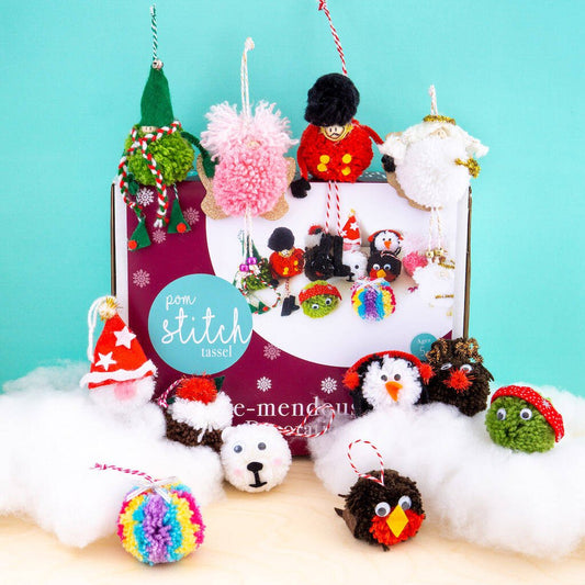 12 Tree Mendous Pom Pom Decorations - Toys & Games - The Present King