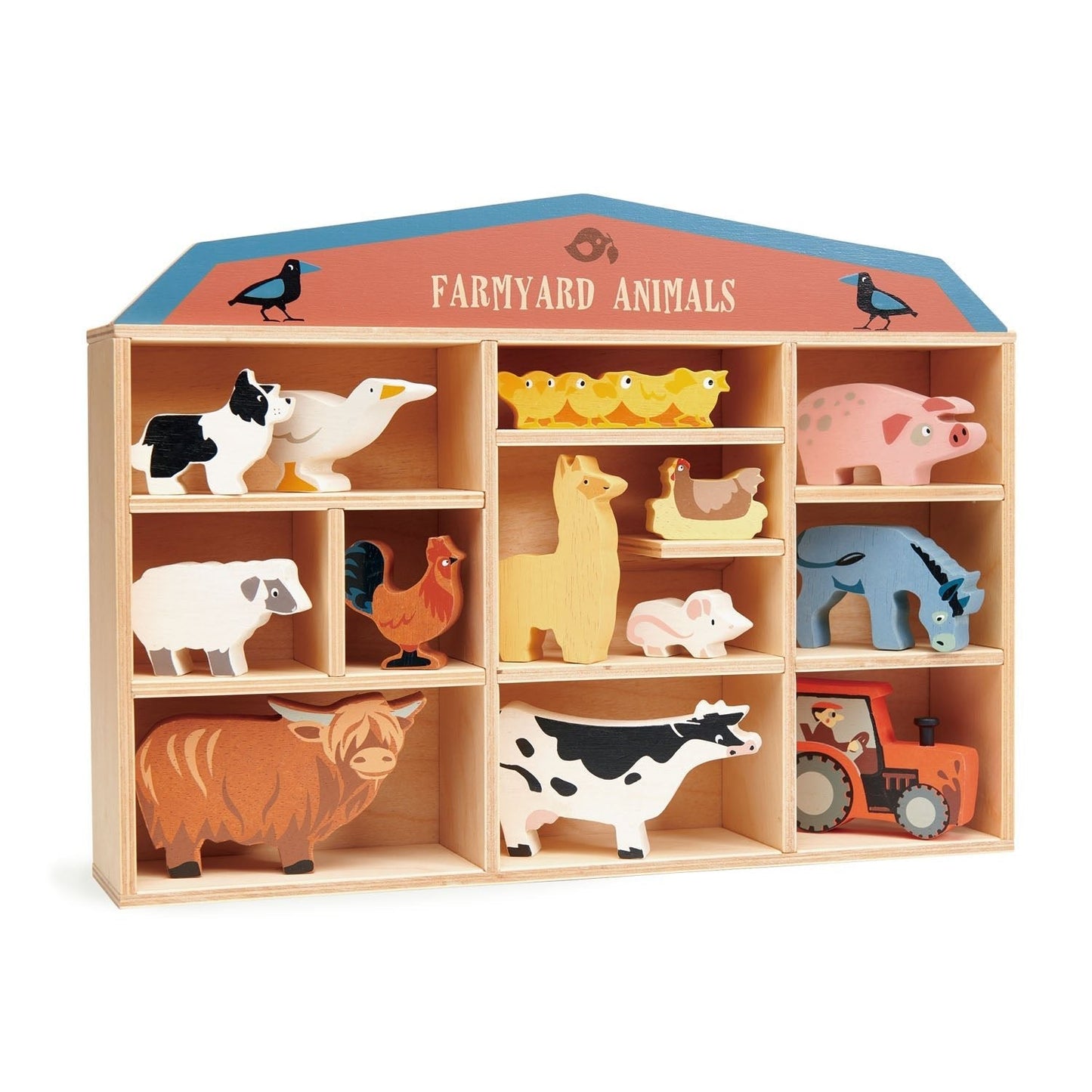 13 Farmyard Animals & Shelf - Toys & Games - The Present King