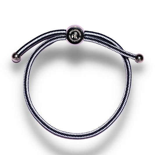 Rope Bracelet - White Stripe