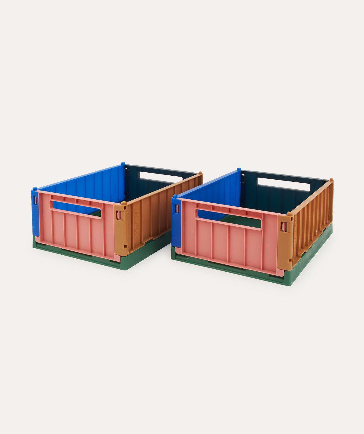 2 Pack Weston Storage Small Crate - Eden Multi Mix - Home & Garden - The Present King