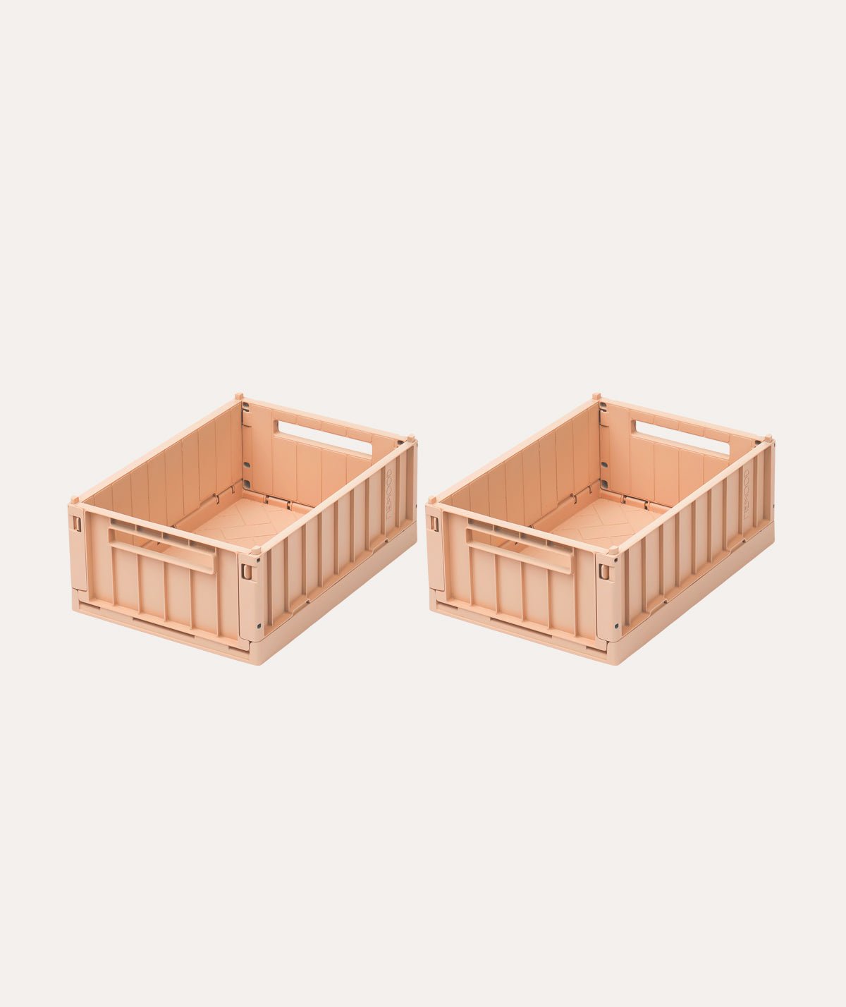 2 Pack Weston Storage Small Crate - Tuscany Rose - Home & Garden - The Present King