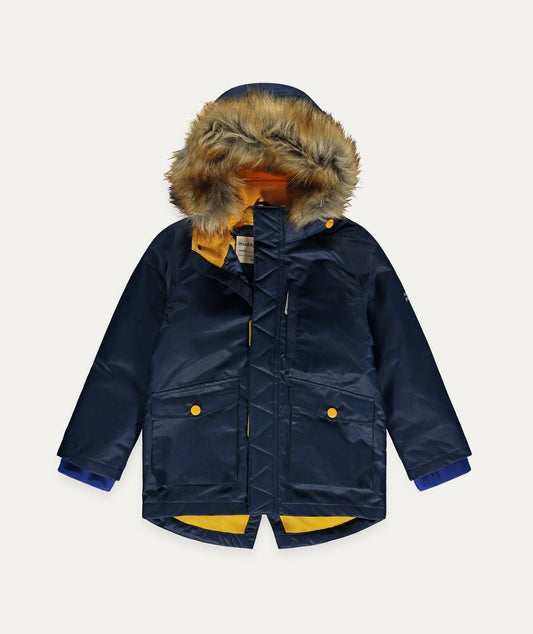 3 in 1 Waterproof Parka Jacket - Navy - Clothing & Accessories - The Present King