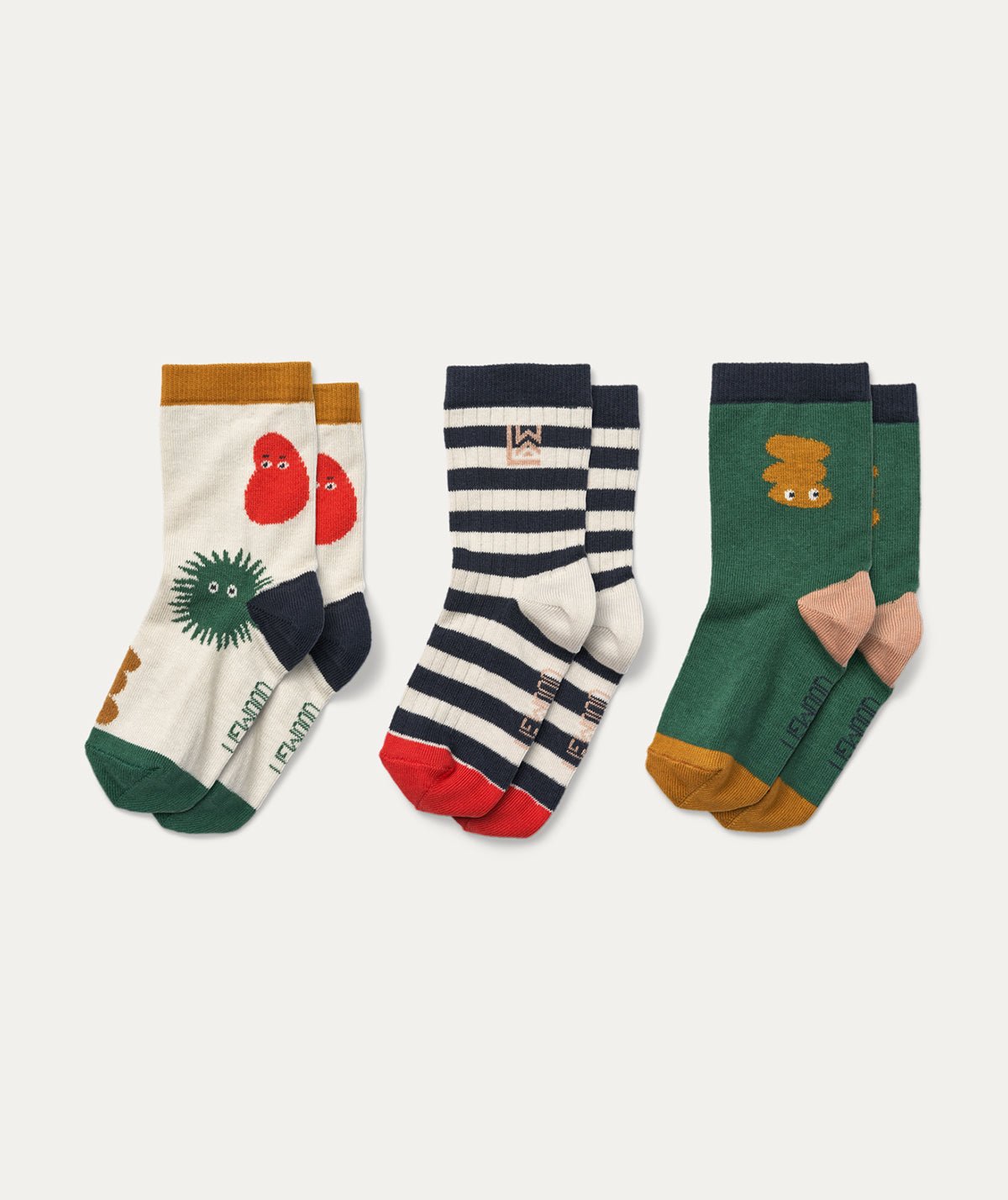 3 Pack Silas Socks - Multi - Clothing & Accessories - The Present King