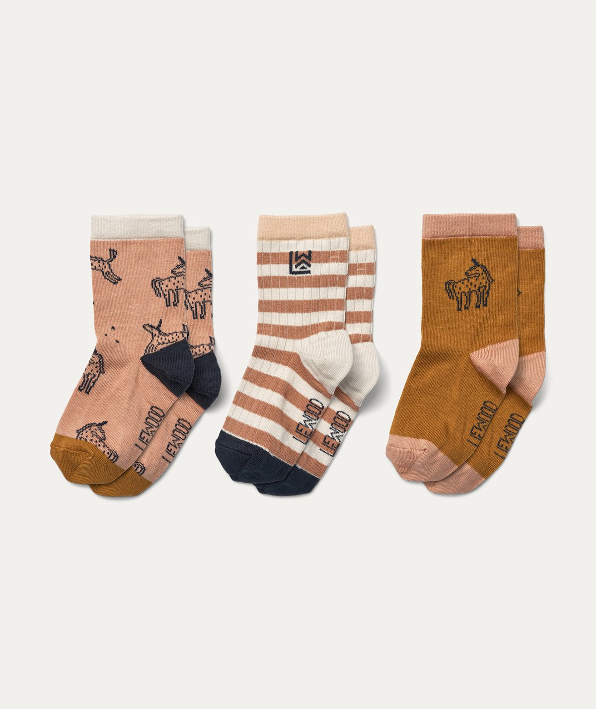 3 Pack Silas Socks - Pink - Clothing & Accessories - The Present King