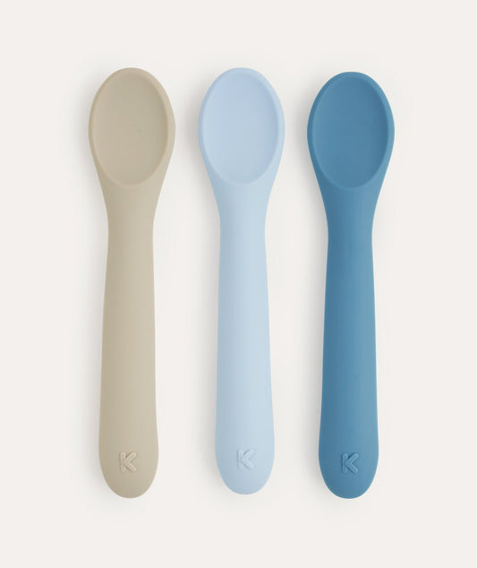 3 Pack Weaning Spoons - Ocean Mix - Baby & Toddler > Baby Feeding > Baby Utensils - The Present King