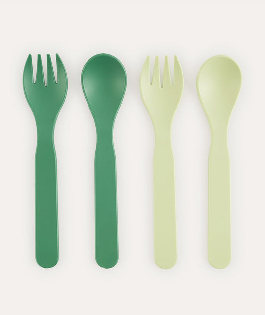 4 Pack Eco Spoons & Forks - Green - Toys & Games - The Present King