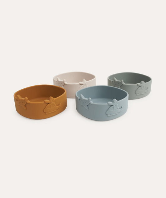 4 Pack Emily Bowl - Blue fog multi mix - Home & Garden > Kitchen & Dining > Tableware > Dinnerware > Bowls - The Present King