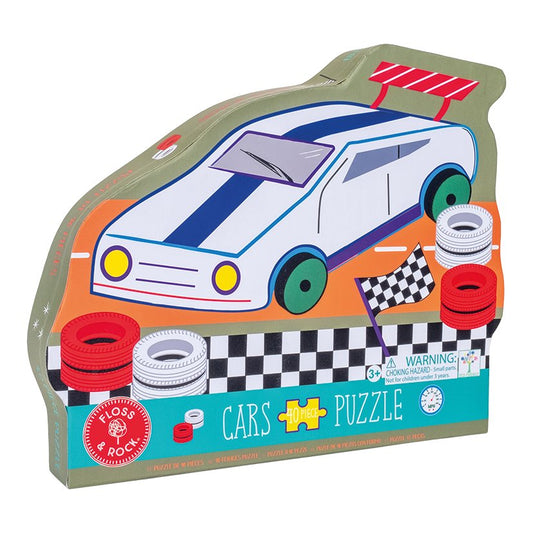 40 Piece Shaped Jigsaw in Shaped Box - Cars - Toys & Games - The Present King