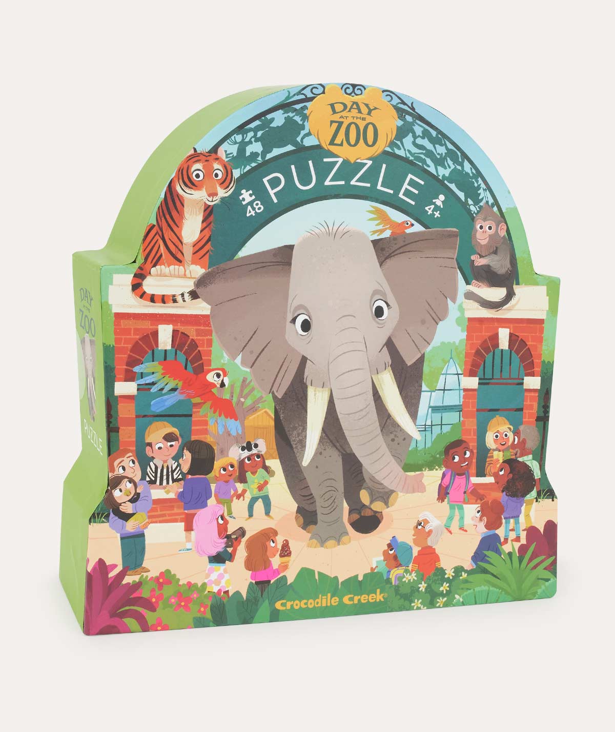 48 Piece Puzzle Day at the Zoo - Multi - Toys & Games - The Present King