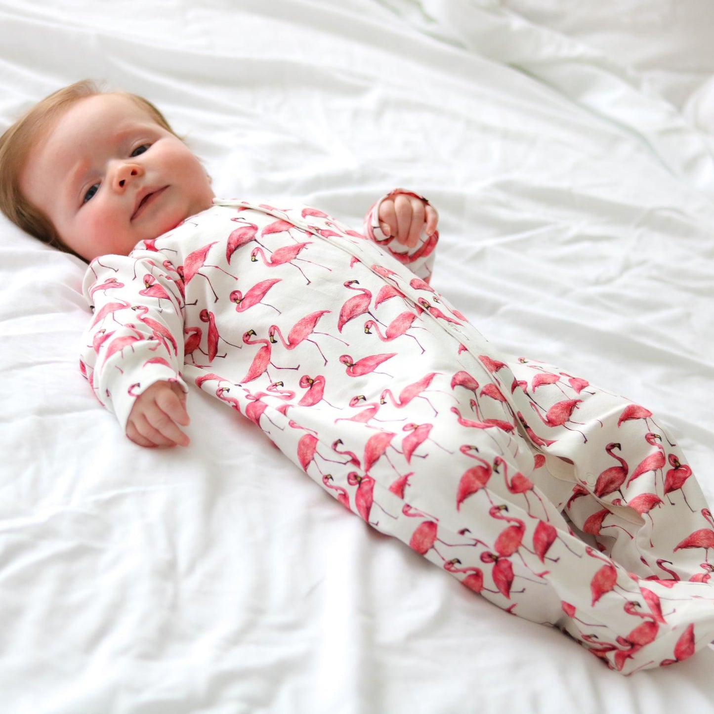 Flamingo Cotton Sleepsuit