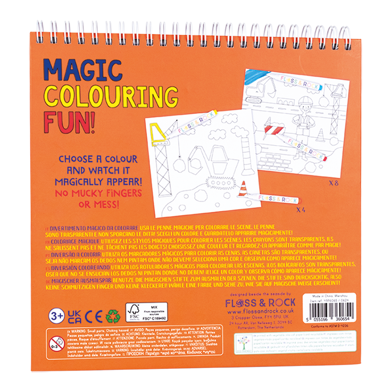 Magic Colouring Fun - Construction