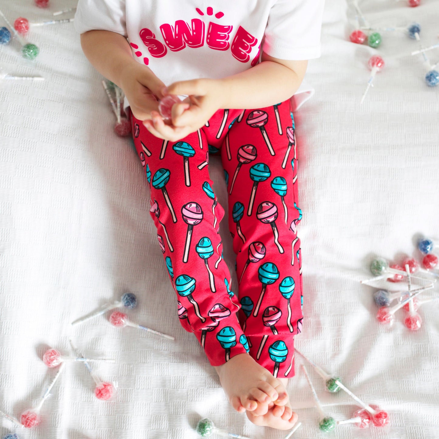 Lollipop Print Leggings