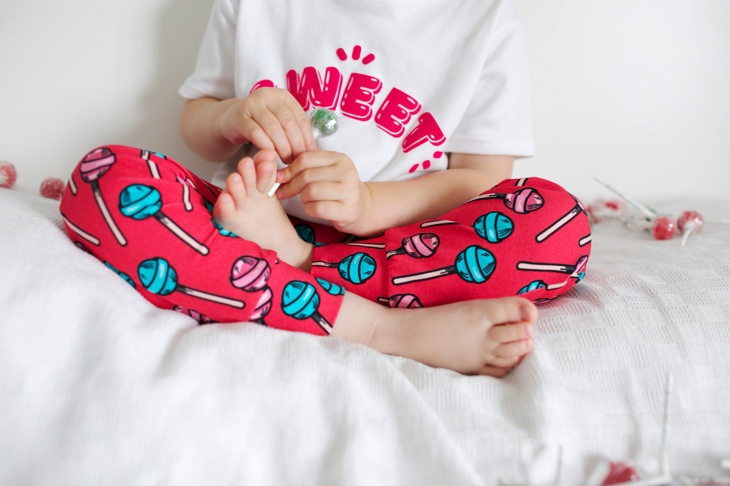 Lollipop Print Leggings