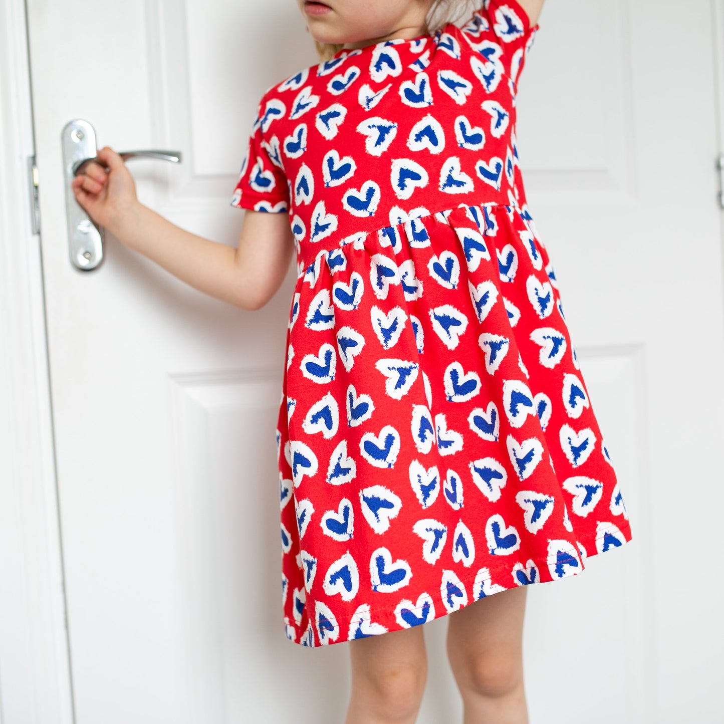 Royal Heart Print Dress