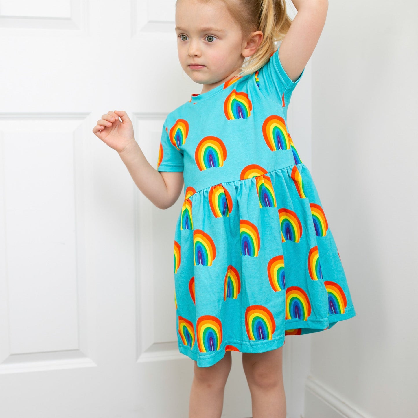 Aqua Rainbow Dress