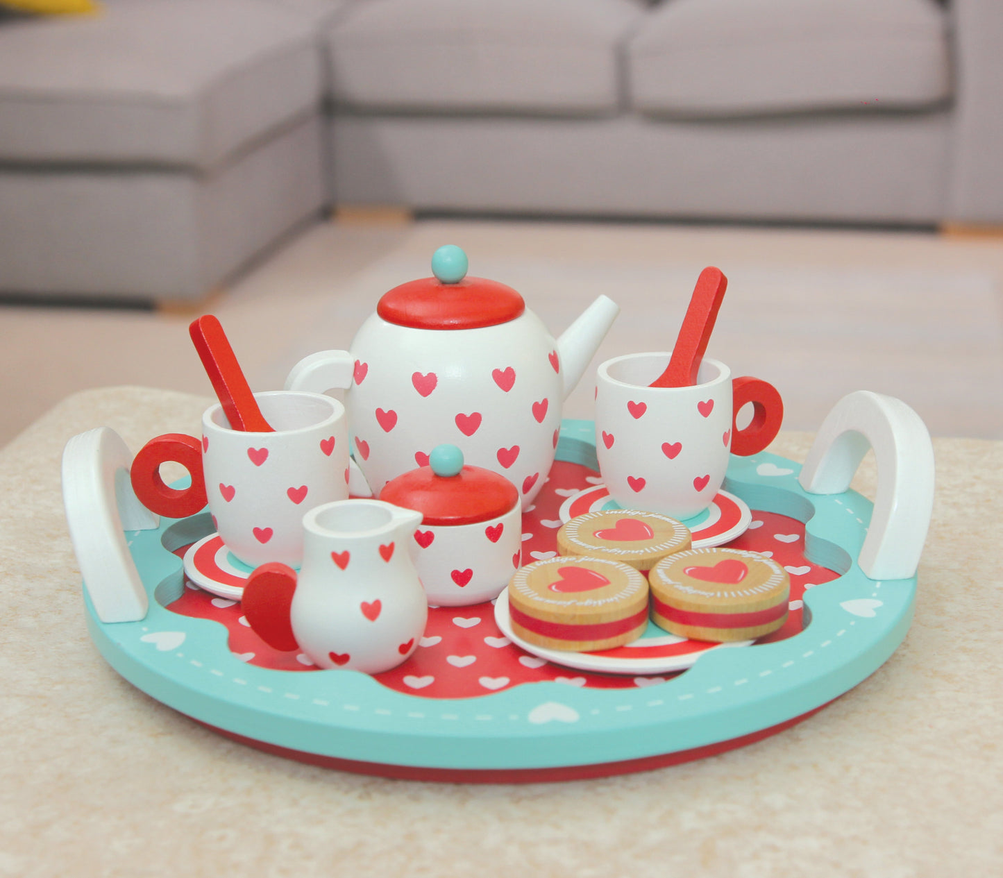 Hearts Tea Set