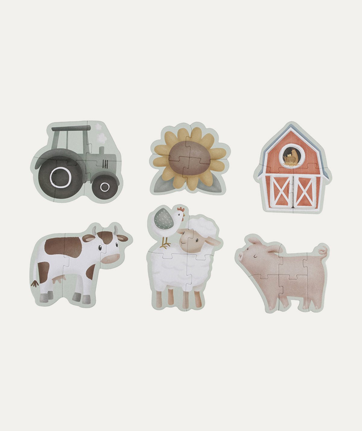 6 in 1 Puzzles Little Farm - Little Farm - Toys & Games - The Present King