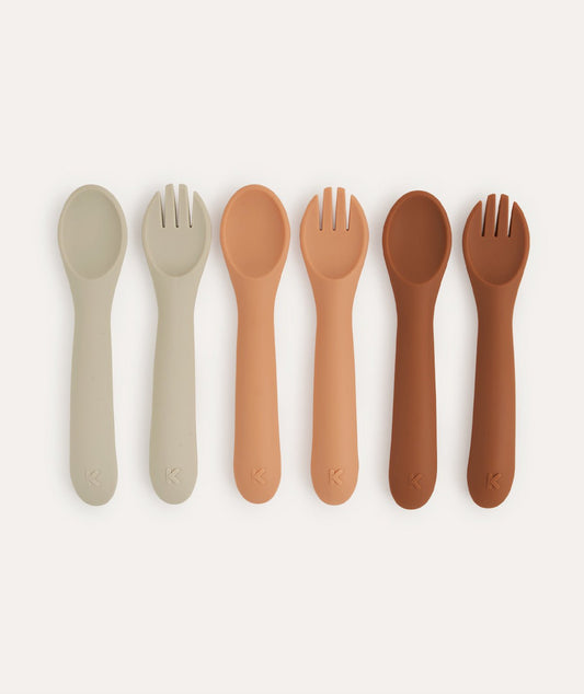 6 Pack Spoons & Forks - Apricot Mix - Toys & Games - The Present King