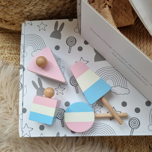 Perfect Pastels Sweet Treats Wooden Play Set