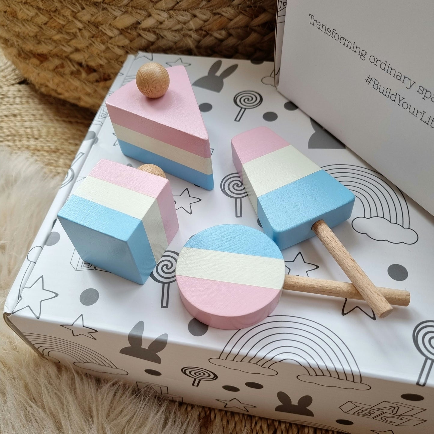 Perfect Pastels Sweet Treats Wooden Play Set