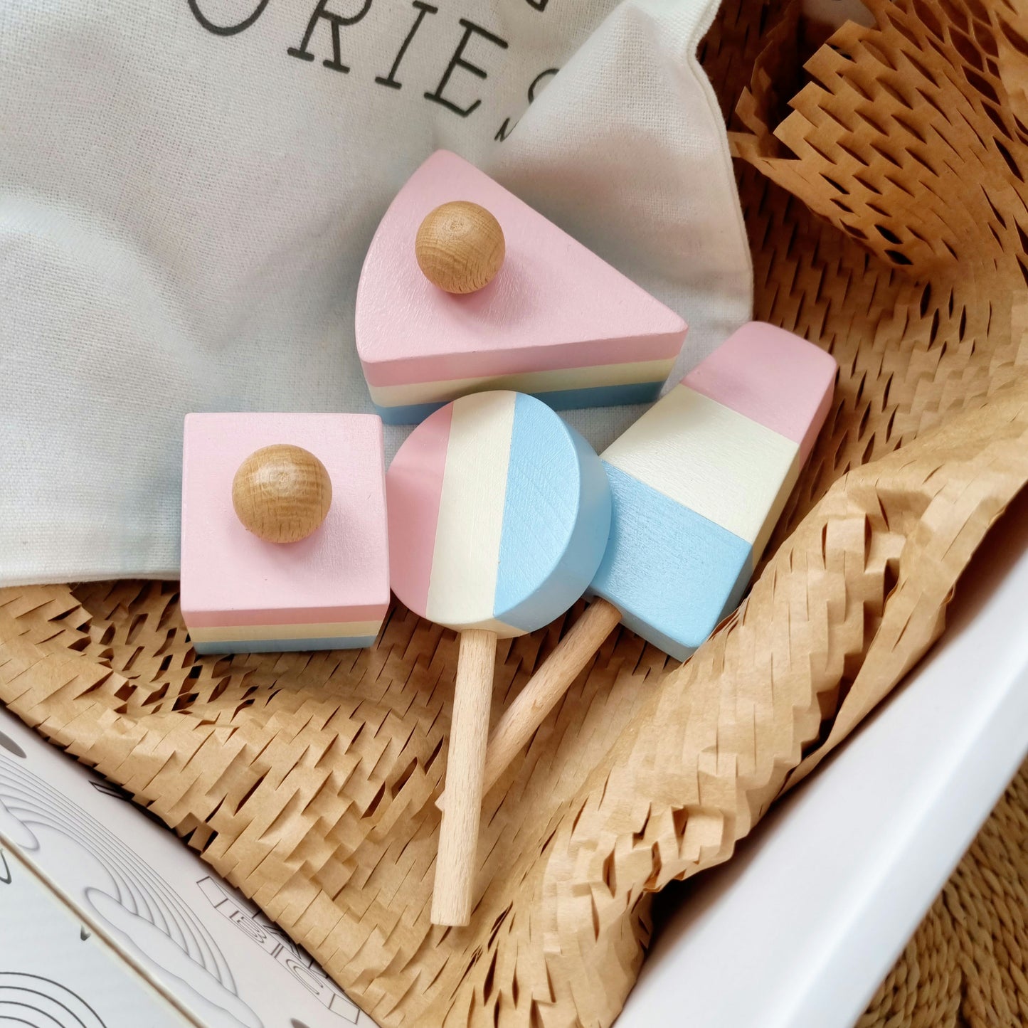 Perfect Pastels Sweet Treats Wooden Play Set