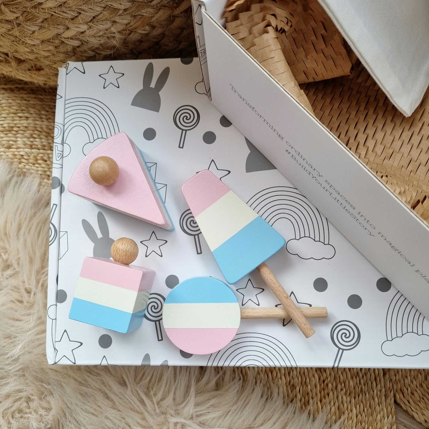 Perfect Pastels Sweet Treats Wooden Play Set