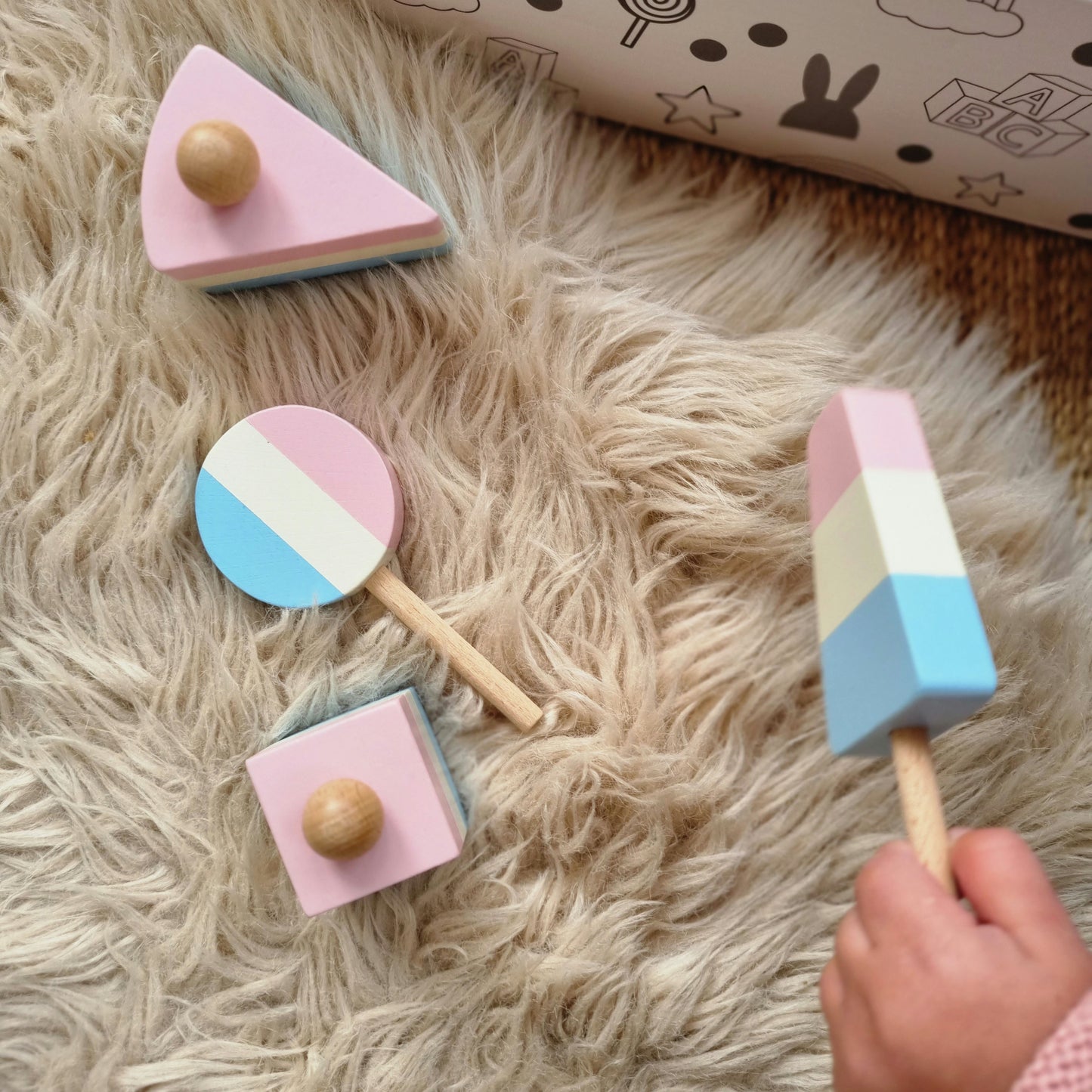 Perfect Pastels Sweet Treats Wooden Play Set