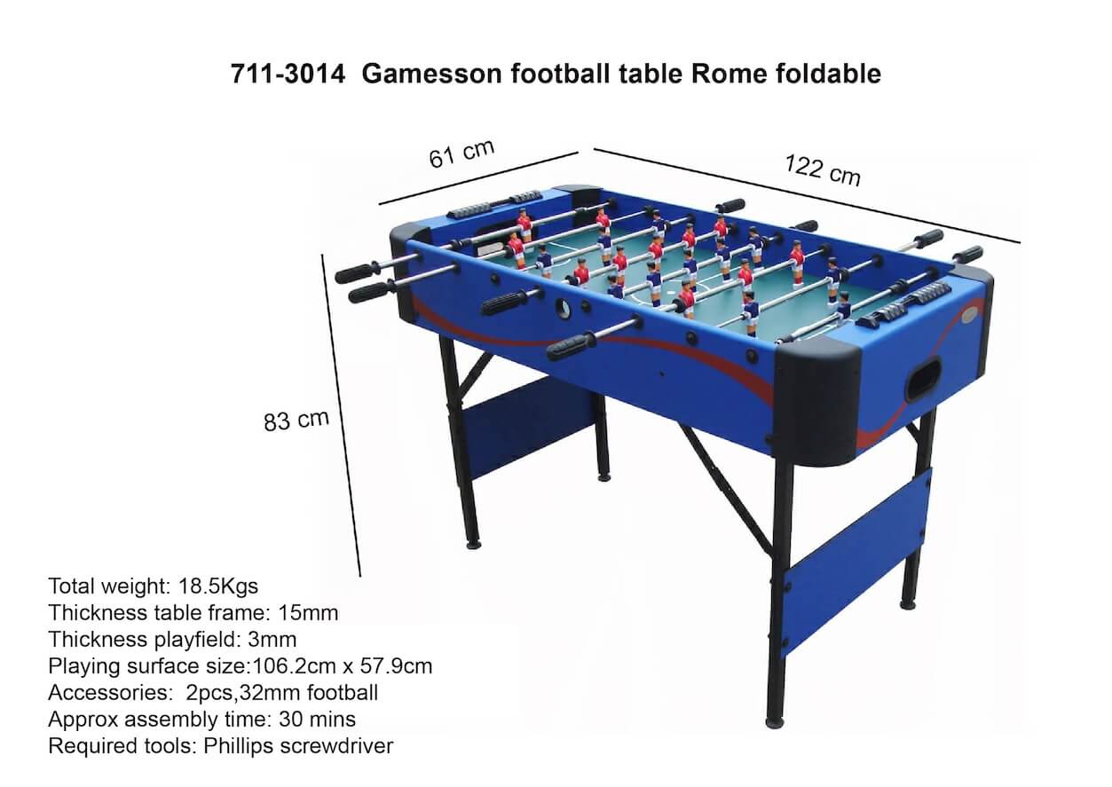 Roma Folding Foosball Table