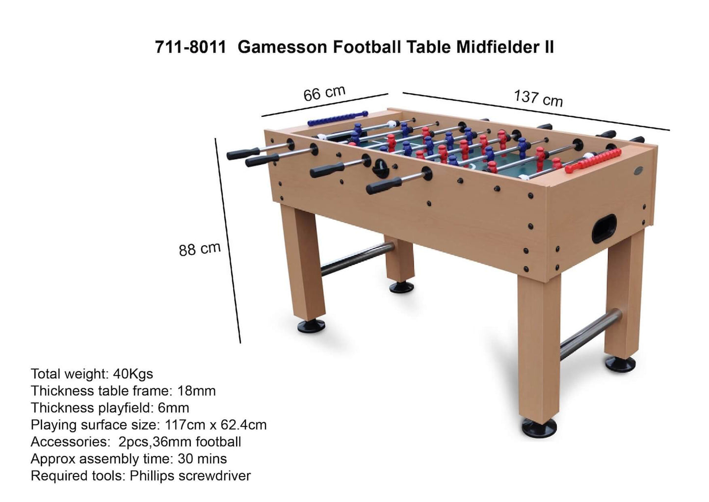 Midfielder II Foosball Table