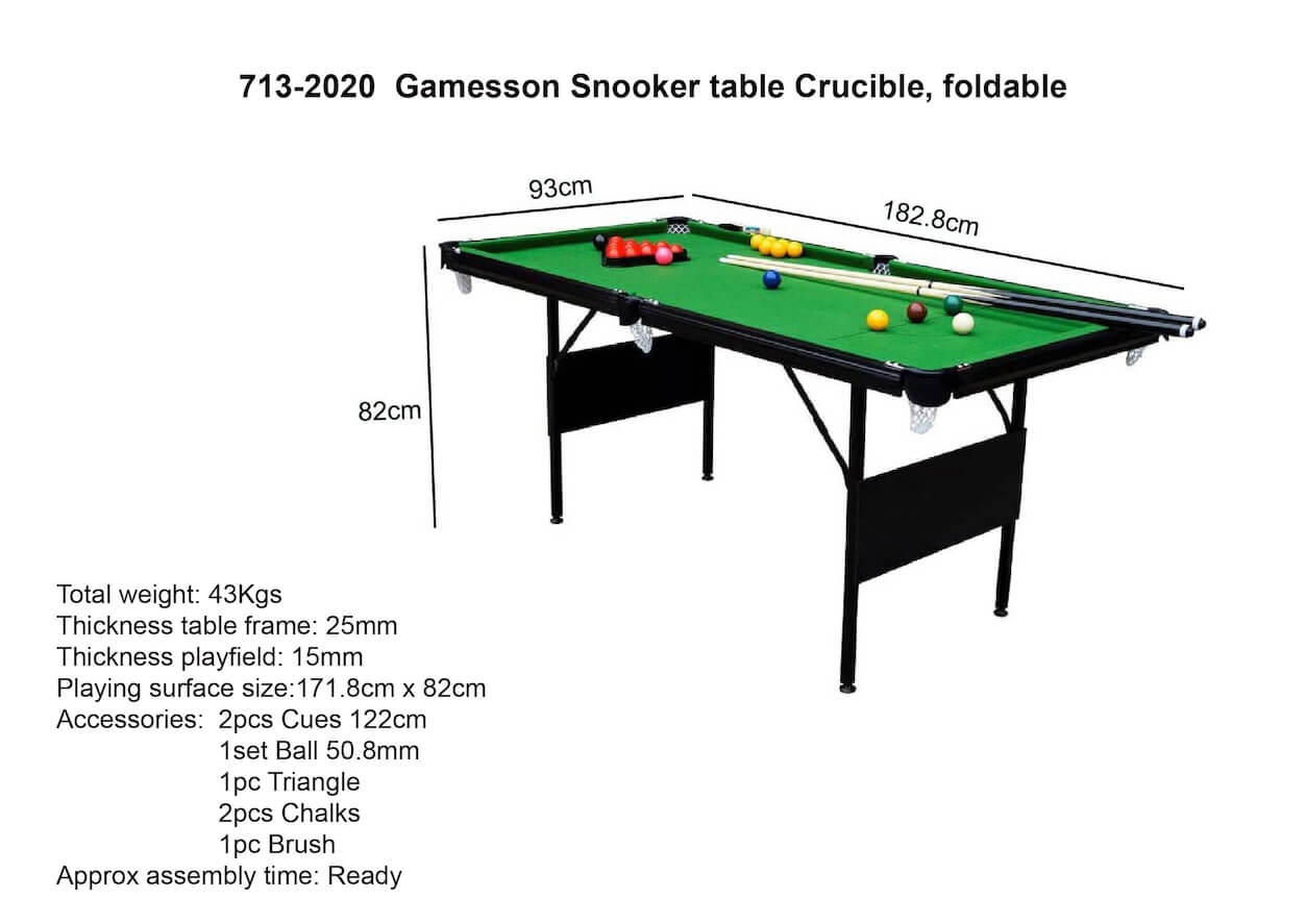 Crucible Snooker Table