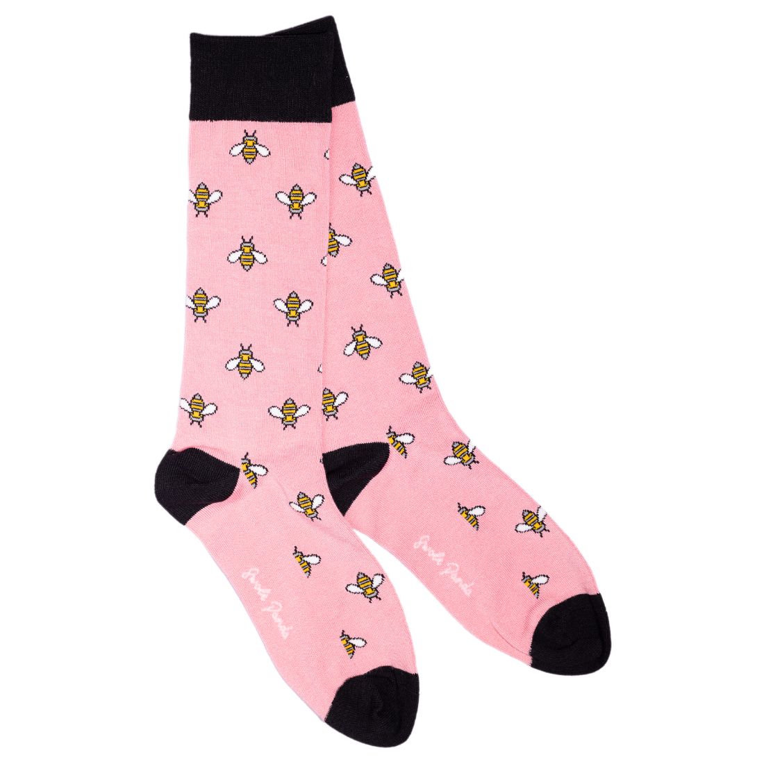 Pink Bumblebee Bamboo Socks