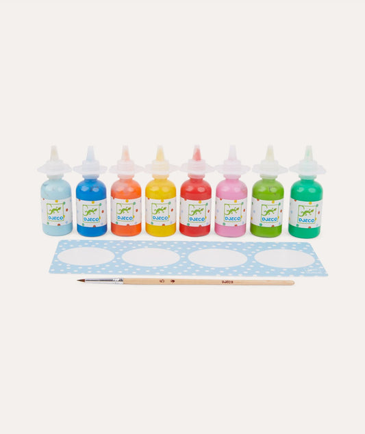 8 Bottles Of Poster Paint - Multi - Toys & Games - The Present King