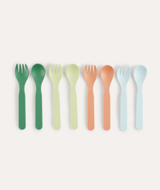 8 Pack Eco Spoons & Forks - Multi - Toys & Games - The Present King