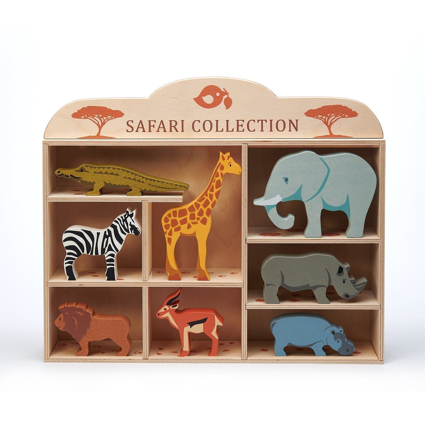 8 Safari Animals & Shelf - Toys & Games - The Present King