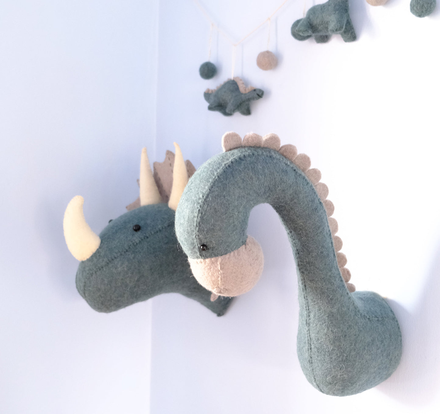 Blue Diplodocus Head - Mini