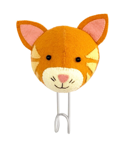 Ginger Cat Head Coat Hook