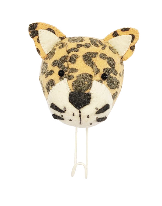 Leopard Head Coat Hook