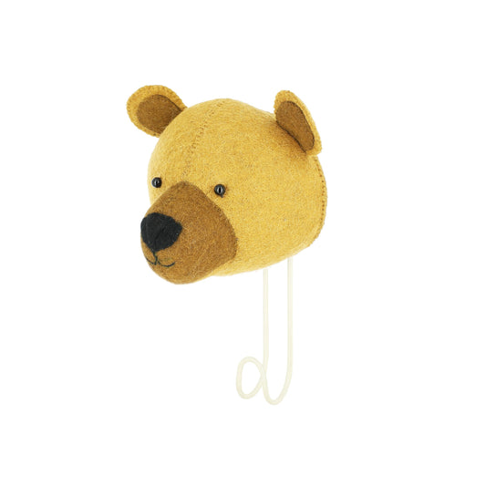 Baby Bear Cub Head Coat Hook