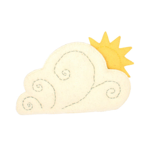 Cloud and Sun Wall Decoration