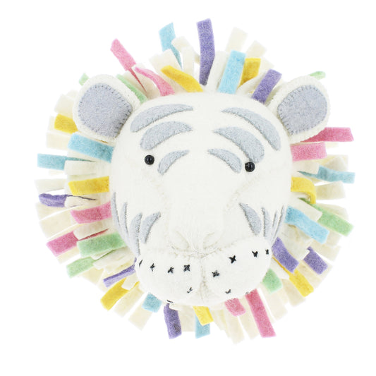 Pastel Safari Tiger Head - Medium