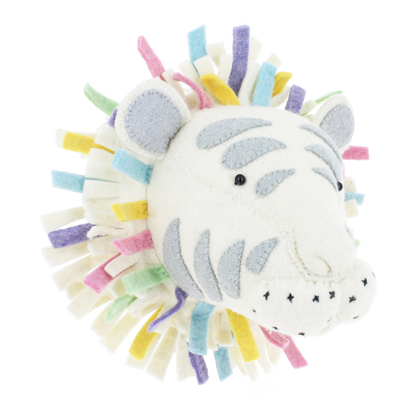 Pastel Safari Tiger Head - Medium