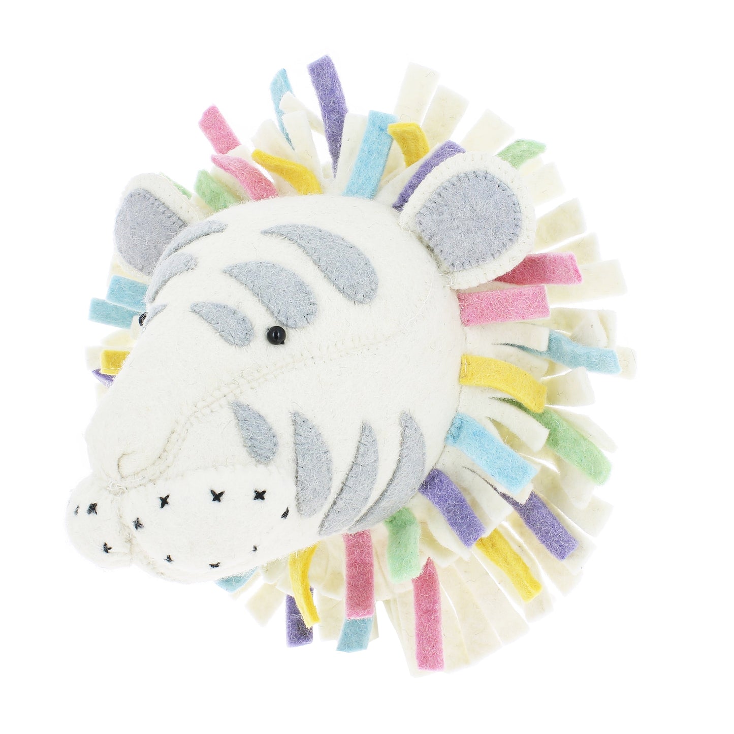 Pastel Safari Tiger Head - Medium