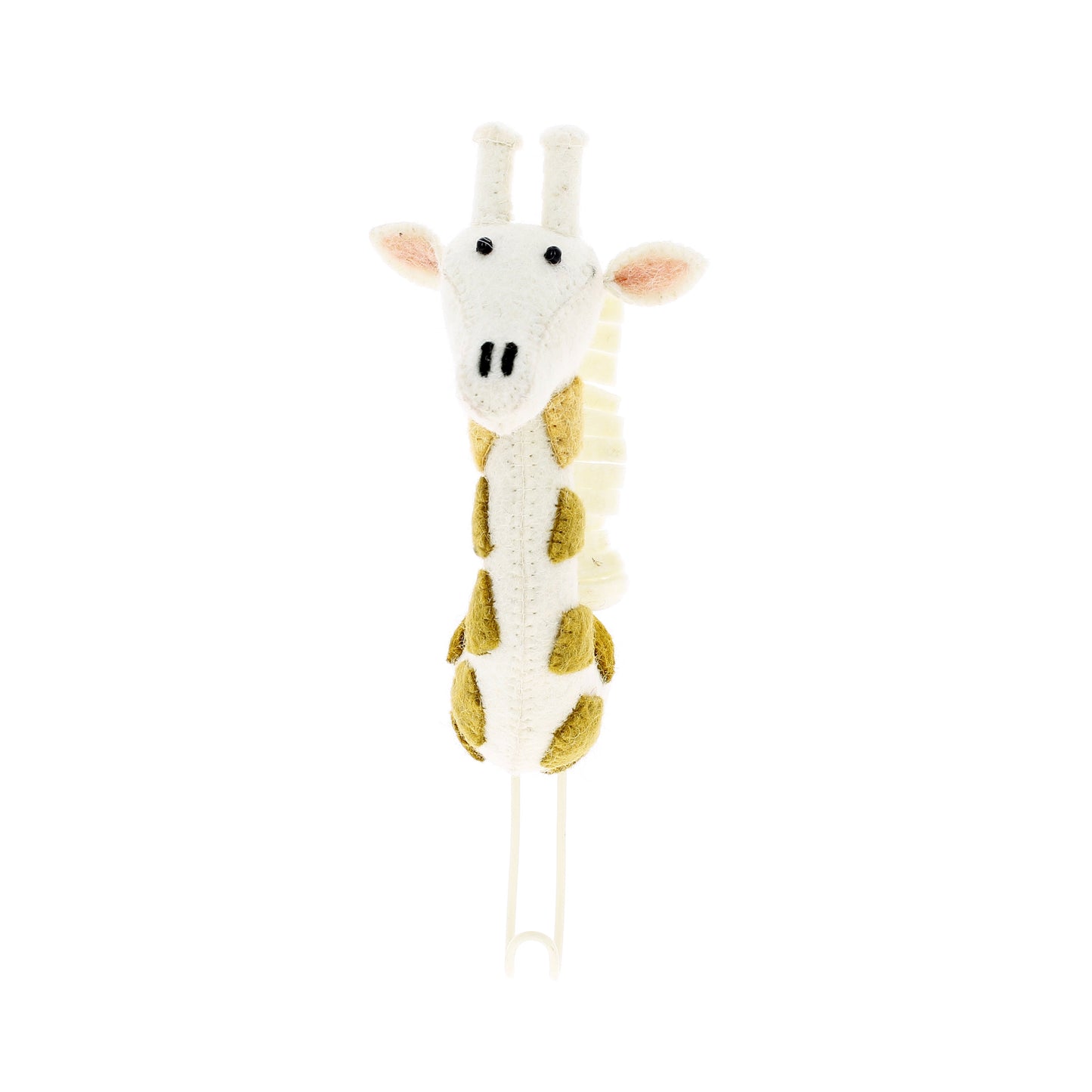 Giraffe Head Coat Hook With Tonal Spots