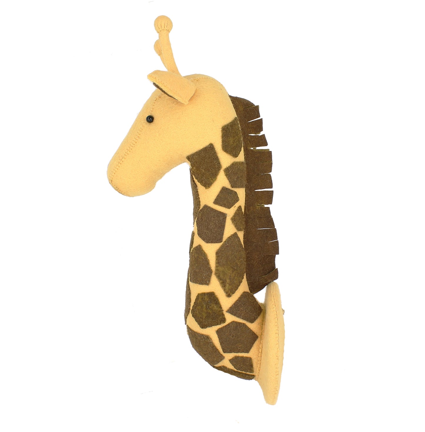 Giraffe Head With Tie-Dye Patches - Large