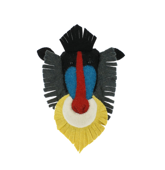 Baboon Mandrill Head - Mini