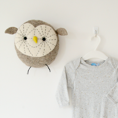 Owl Wall Decoration - Mini