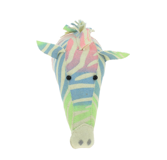 Ombre Print Zebra Head - Medium