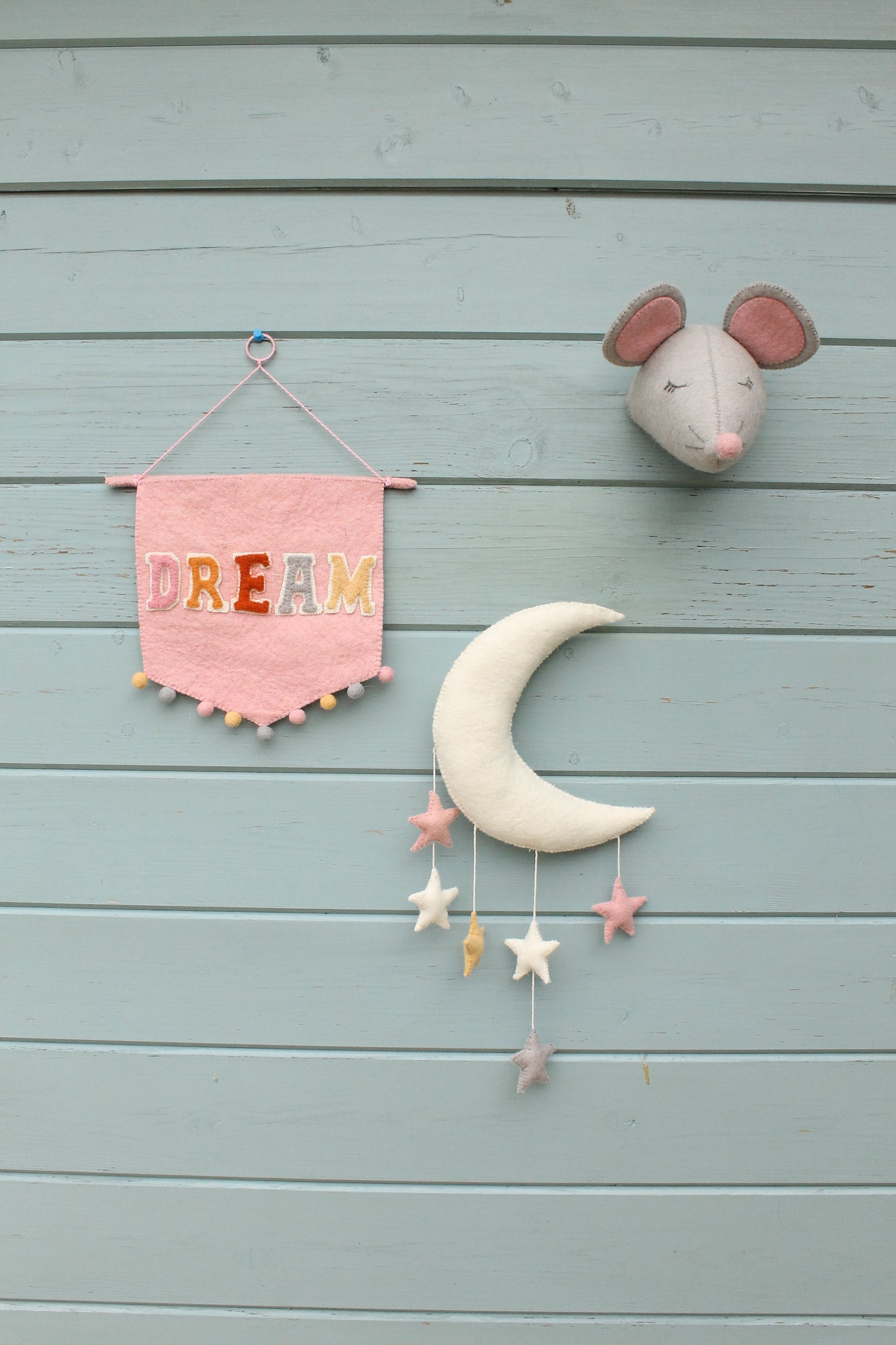 Felt Wall Pennant - Pastel DREAM